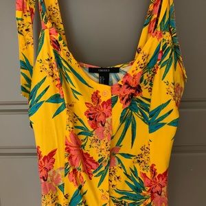 WOW PRINTED YELLOW DRESS